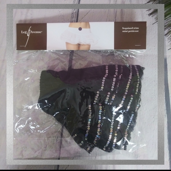 Black leg avenue micro tutu one size - Picture 7 of 9